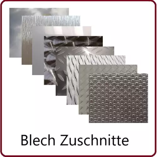 Blechzuschnitt, Platten im Zuschnitt, Blechtafeln